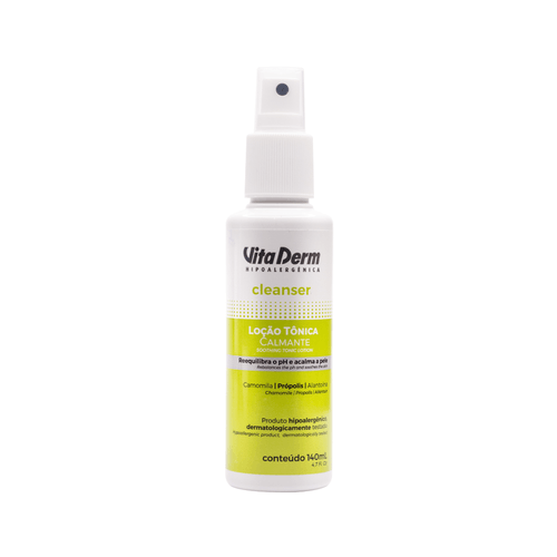 LOÇÃO TÔNICA CALMANTE CLEANSER VITA DERM