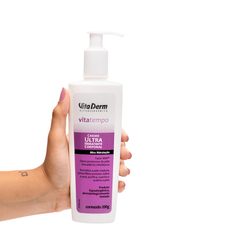 CREME ULTRA HIDRATANTE CORPORAL VITA TEMPO VITA DERM