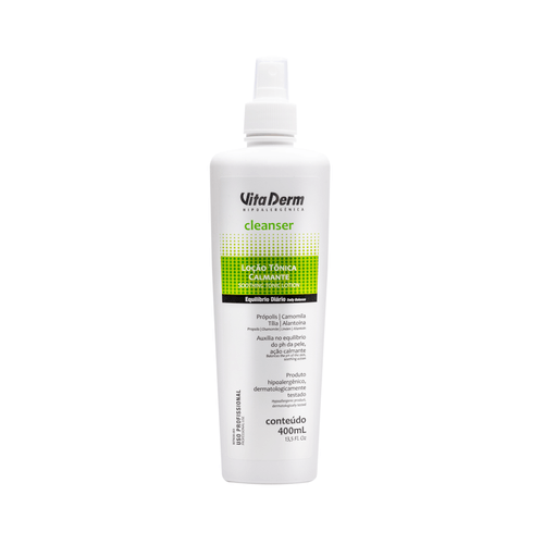 LOÇÃO TÔNICA CALMANTE CLEANSER 400ML VITA DERM
