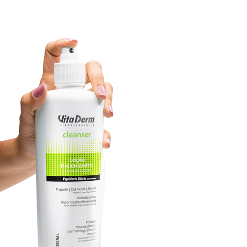 LOÇÃO HIGIENIZANTE CLEANSER 400ML VITA DERM