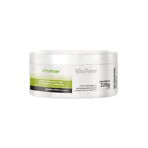 CREME EMOLIENTE PARA EXTRAÇÃO DE COMEDÕES CLEANSER VITA DERM