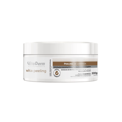 PEELING DE LARANJA VITA PEELING 200G VITA DERM
