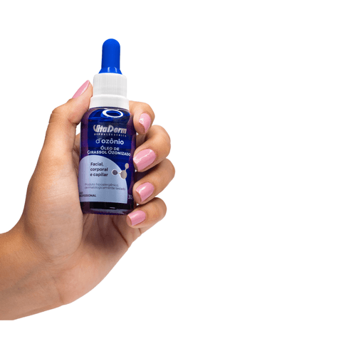 ÓLEO DE GIRASSOL OZONIZADO D'OZÔNIO VITA DERM