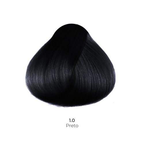 COLORAÇÃO CREME BIO-V - 1.0 PRETO VITA DERM
