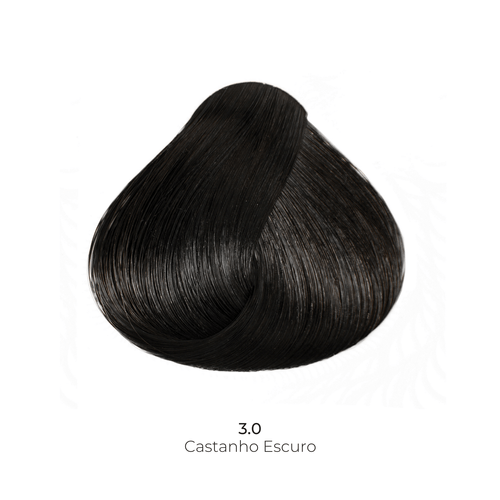 COLORAÇÃO CREME BIO-V - 3.0 CASTANHO ESCURO VITA DERM